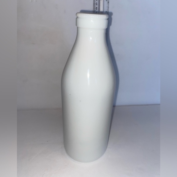 Vintage Milk Glass Pears Soap Advertising Bottle 10” Tall - Picture 4 of 4